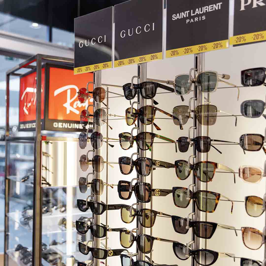 Large selection of stylish sunglasses from Thiele in Frederiksberg.